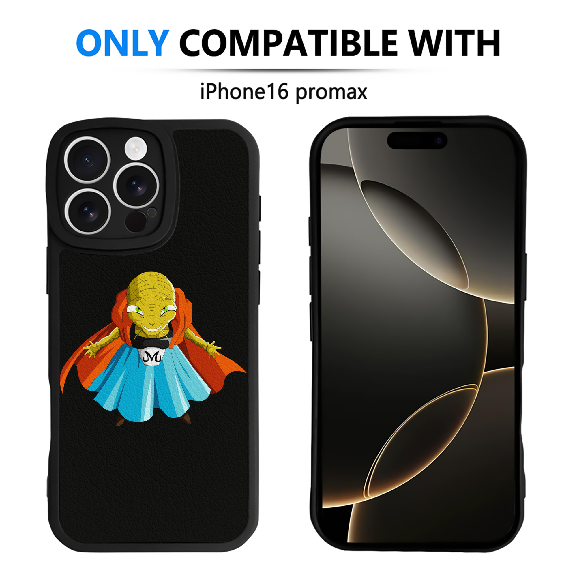 （画像用） ドラゴンボール DRAGON BALL 【iPhone 16シリーズ対応】シリコンスマホケース（レザー調） 材質：シリコン